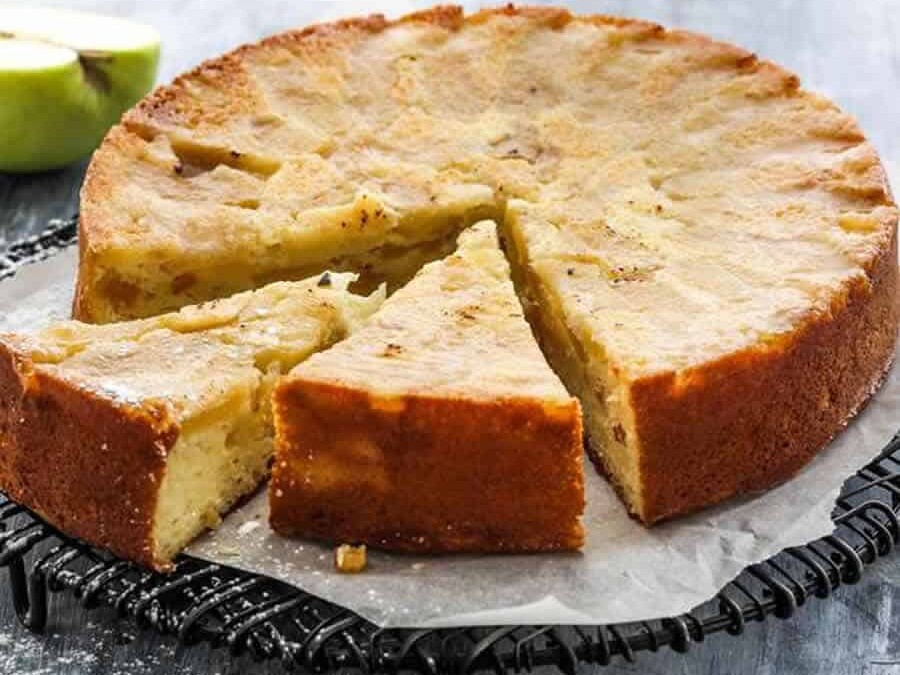 Gâteau au fromage blanc et pommes au Thermomix