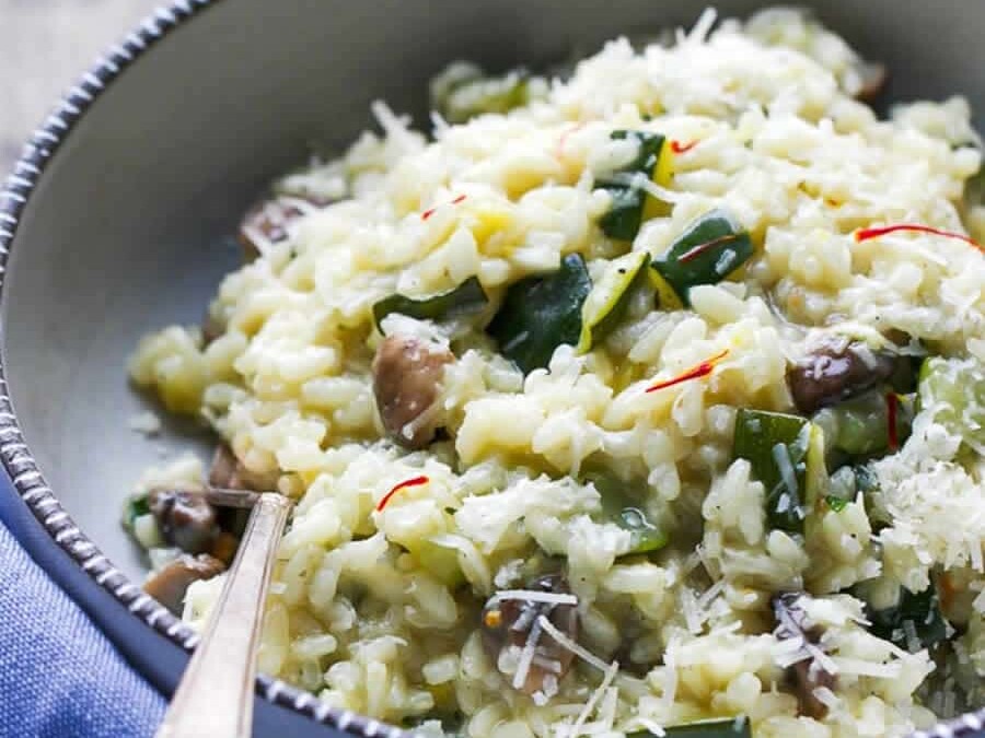 Risotto au poulet et aux courgettes au Thermomix