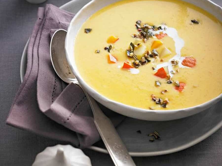 Velouté de châtaigne et potimarron au Thermomix