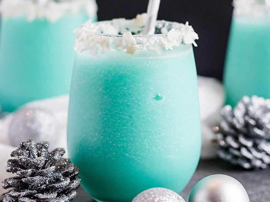 Cocktail de Noël au curaçao au Thermomix