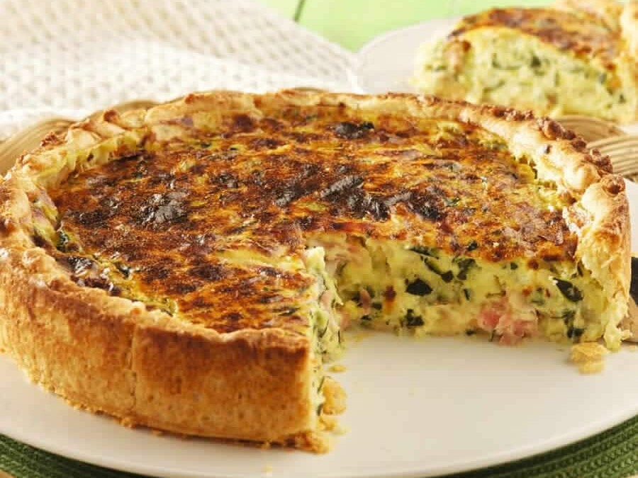 Quiche aux courgettes et jambon au Thermomix