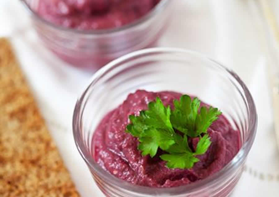 Verrines de betterave et Saint Morêt au Thermomix
