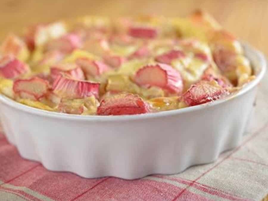 Tarte aux pommes et rhubarbe au Thermomix