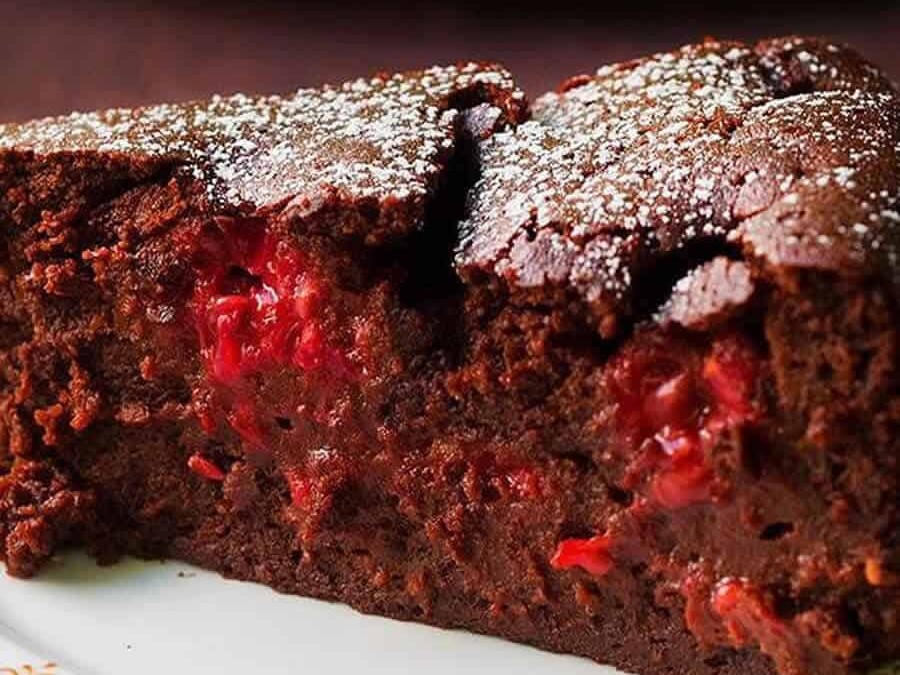 Fondant au chocolat et aux framboises léger au Thermomix