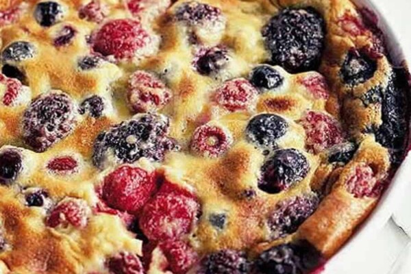 Clafoutis aux fruits rouges au Thermomix