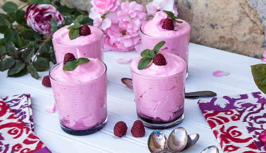 Mousse à la framboise au Thermomix