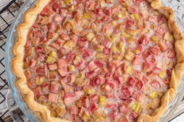 Tarte à la rhubarbe au Thermomix