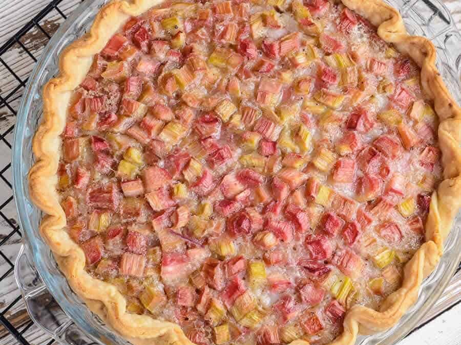 Tarte à la rhubarbe au Thermomix
