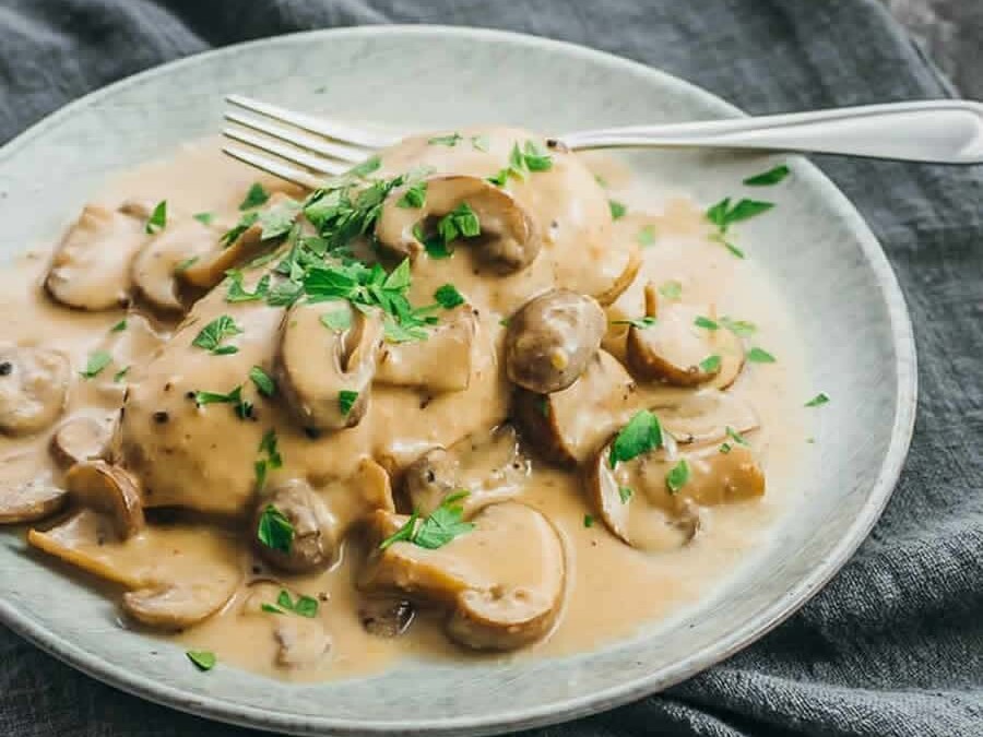 Blanquette de poulet aux champignons WW
