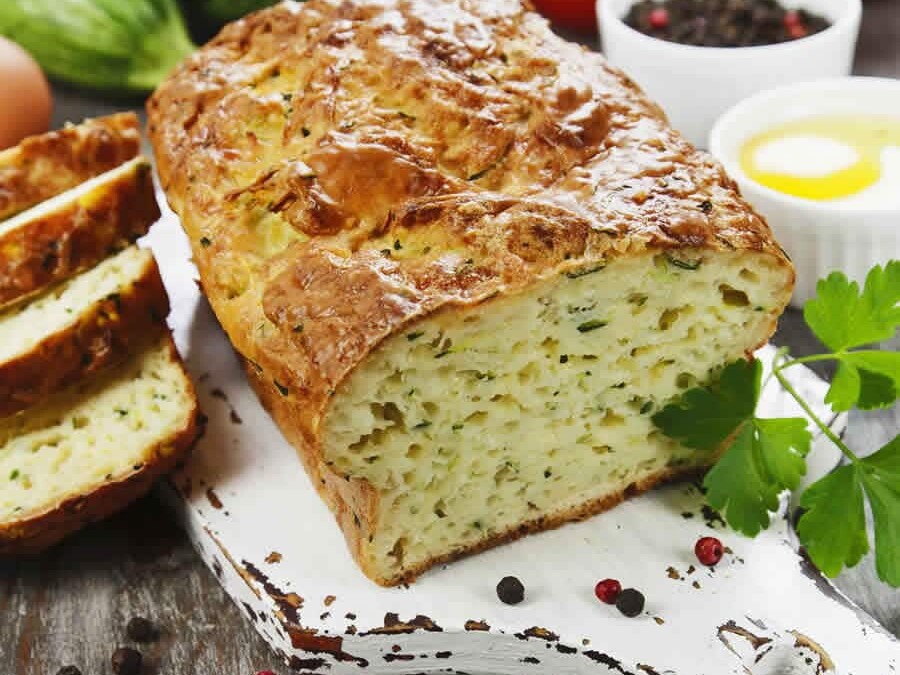 Gâteau de courgette salé au Thermomix
