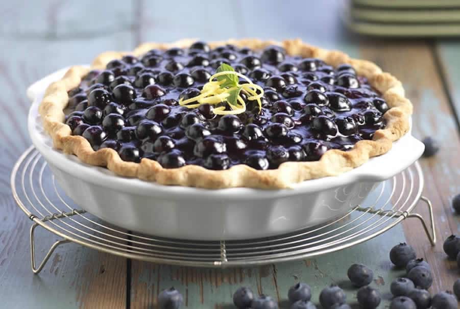 Tarte aux myrtilles d'Alsace au Thermomix