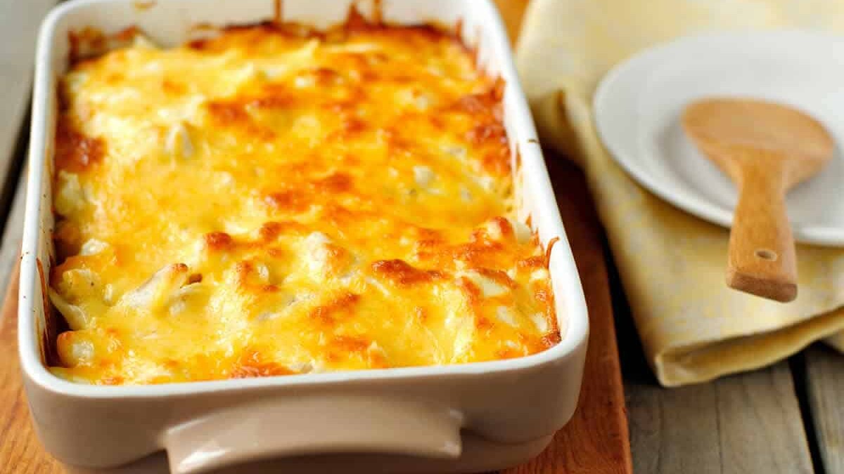 Gratin de crevettes aux pommes de terre WW