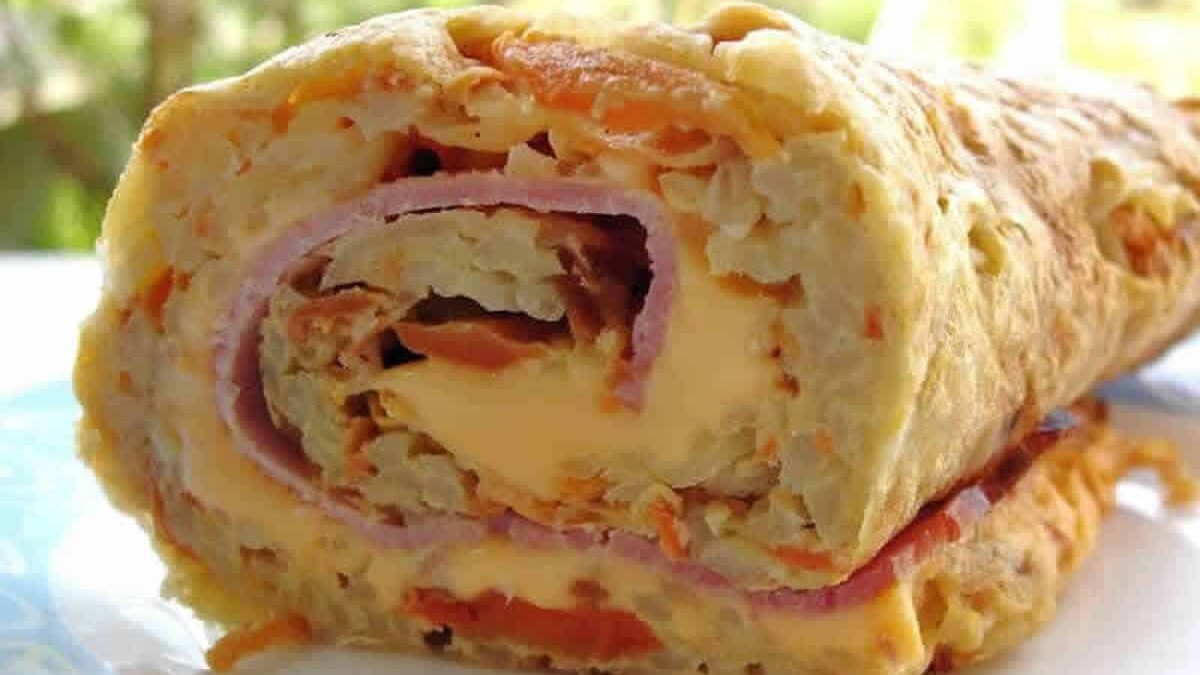 Roulé de pommes de terre et jambon au Thermomix