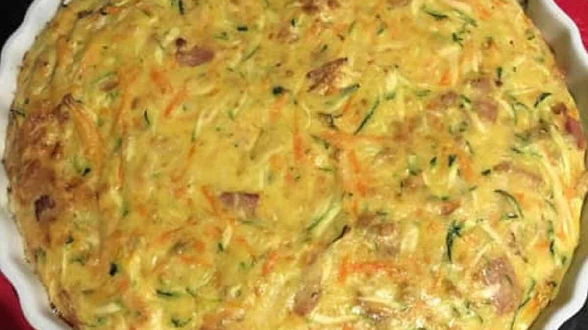 Tarte courgettes et carottes au thermomix