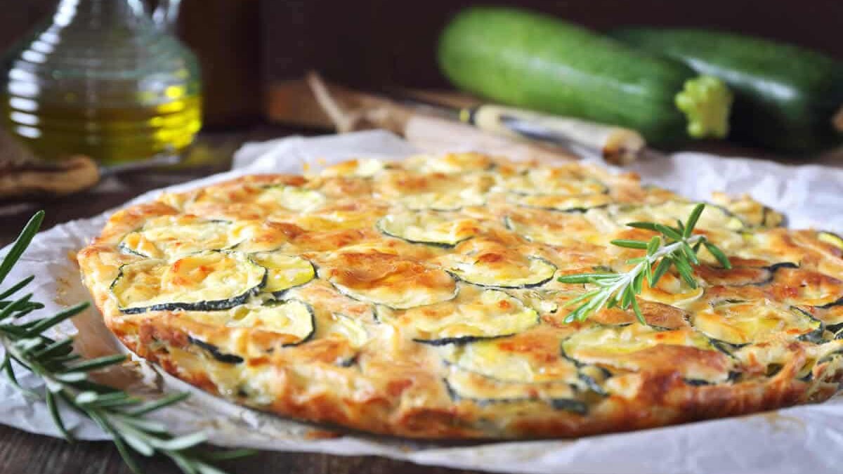 Tarte fine aux courgettes au Thermomix