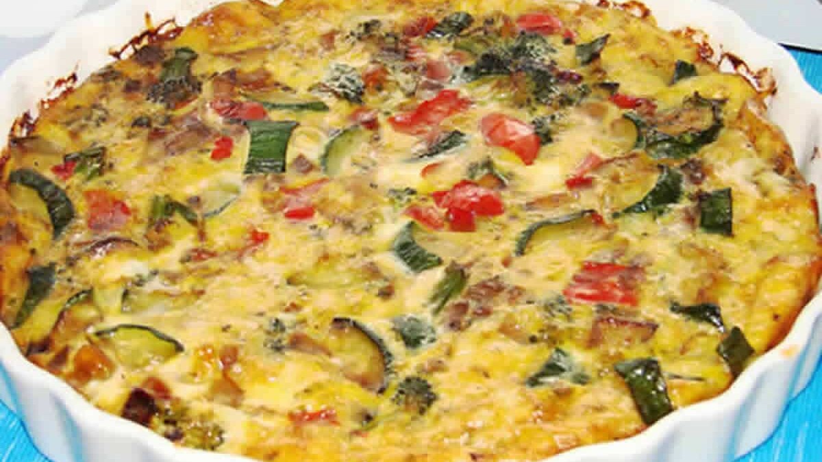 Flan de légumes et jambon WW