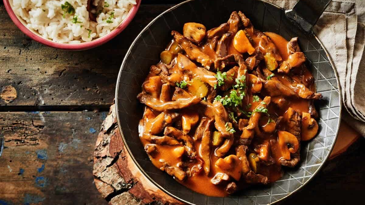 Boeuf stroganoff WW