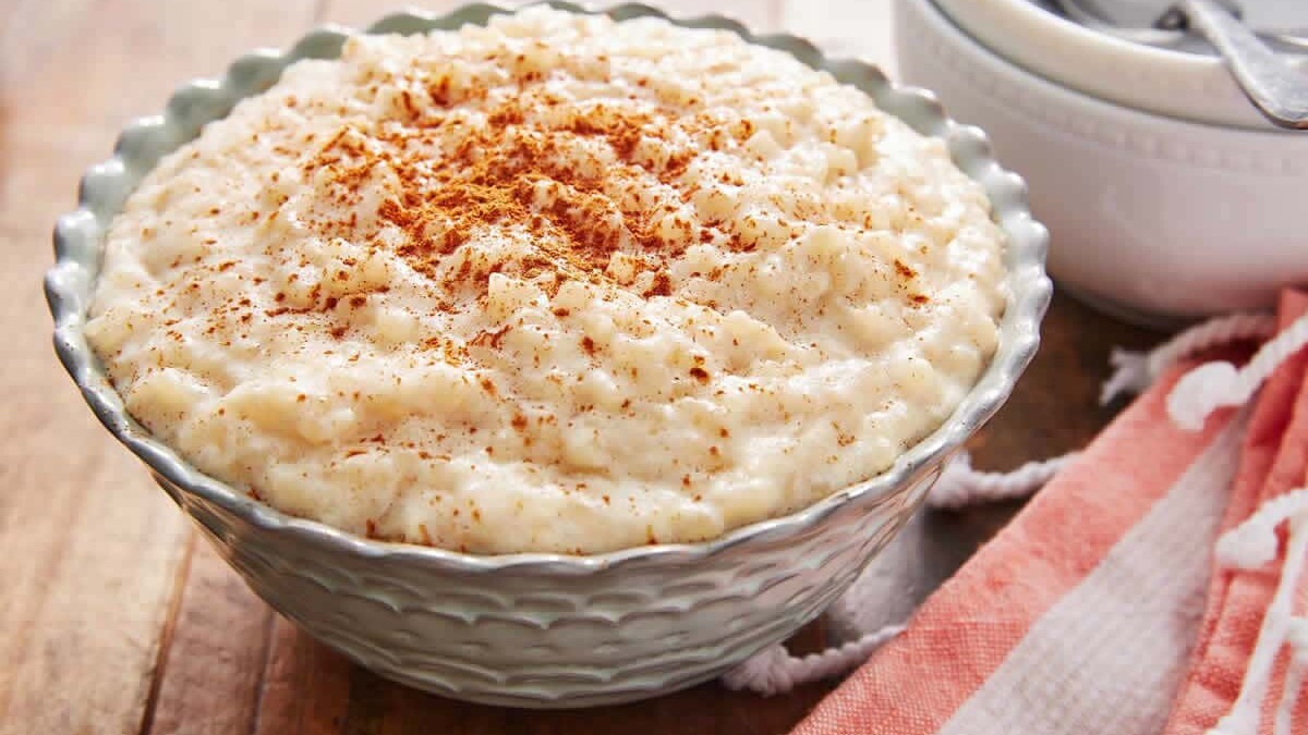 Riz au lait à la vanille et cannelle WW