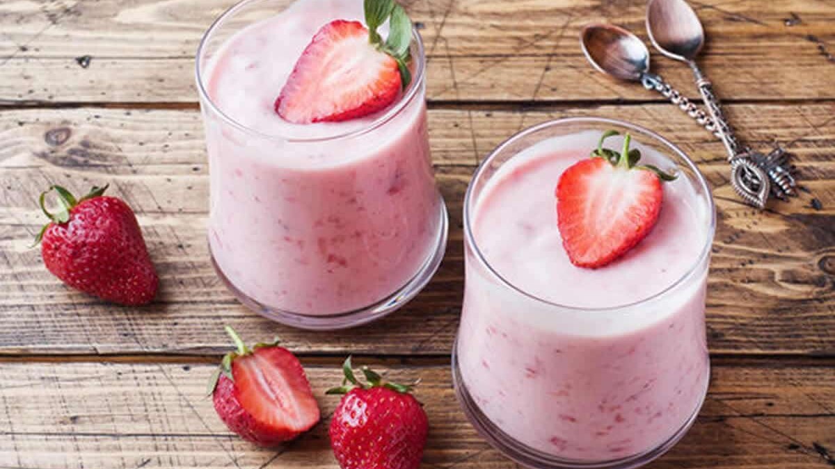 Danonino aux fraises au Thermomix