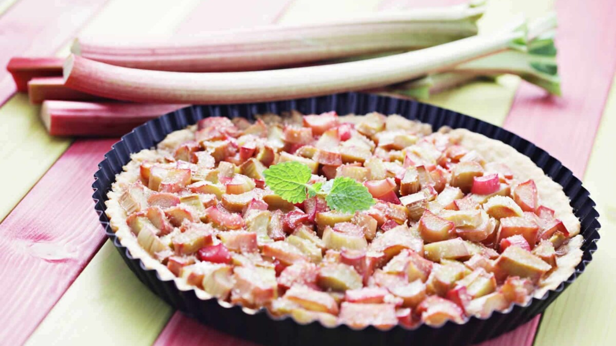 Tarte à la rhubarbe WW