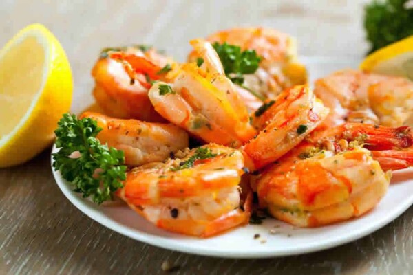 Crevettes à l'ail et citron au Thermomix