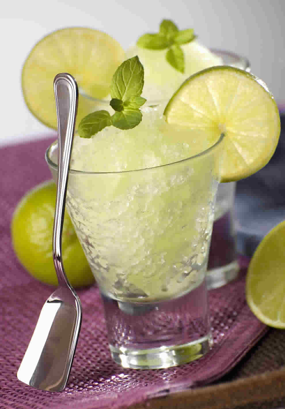 Granité citron au Thermomix