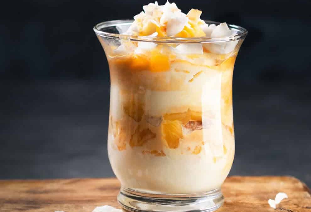 Panna cotta coco ananas au Thermomix