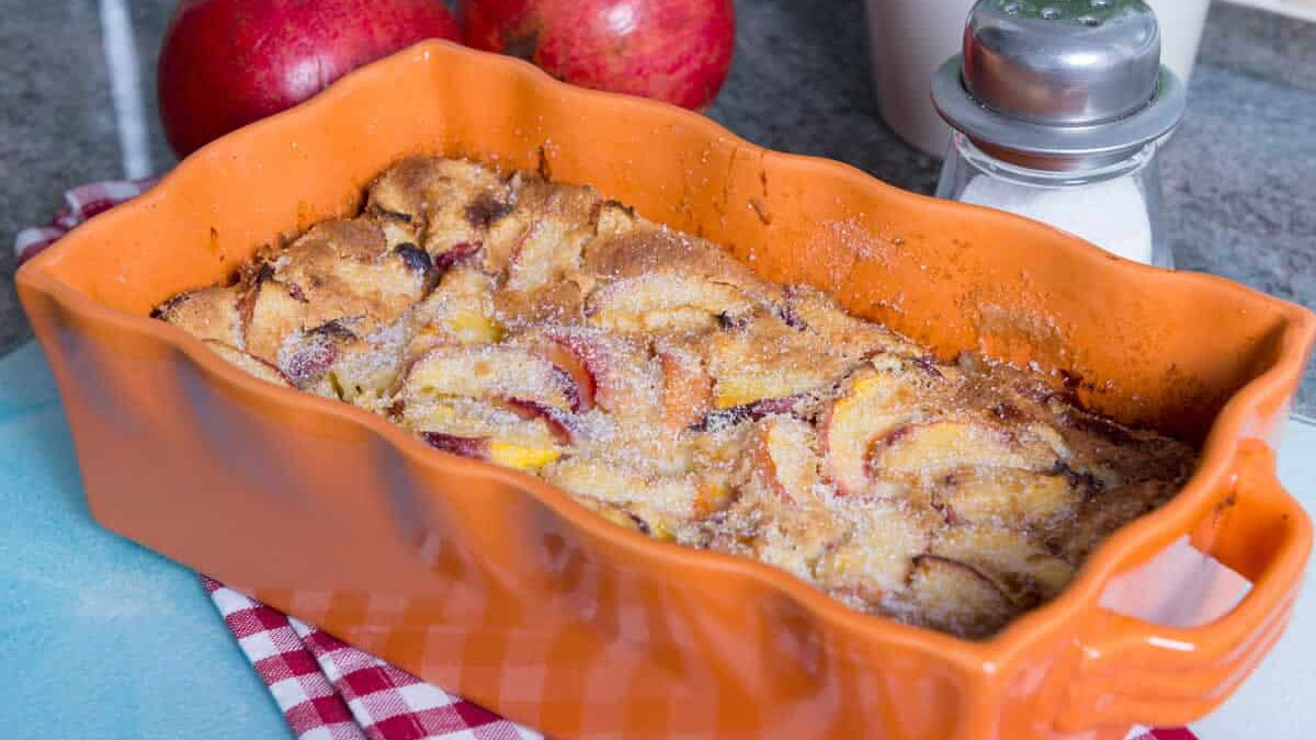 Clafoutis aux pêches au Thermomix