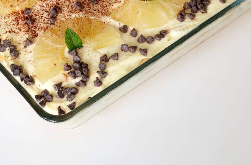 Tiramisu à l'ananas sans oeufs, un dessert irrésistible