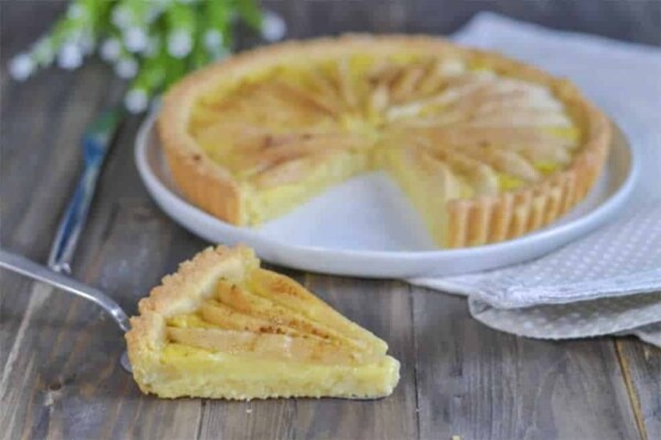 Tarte Légère aux poires et au citron