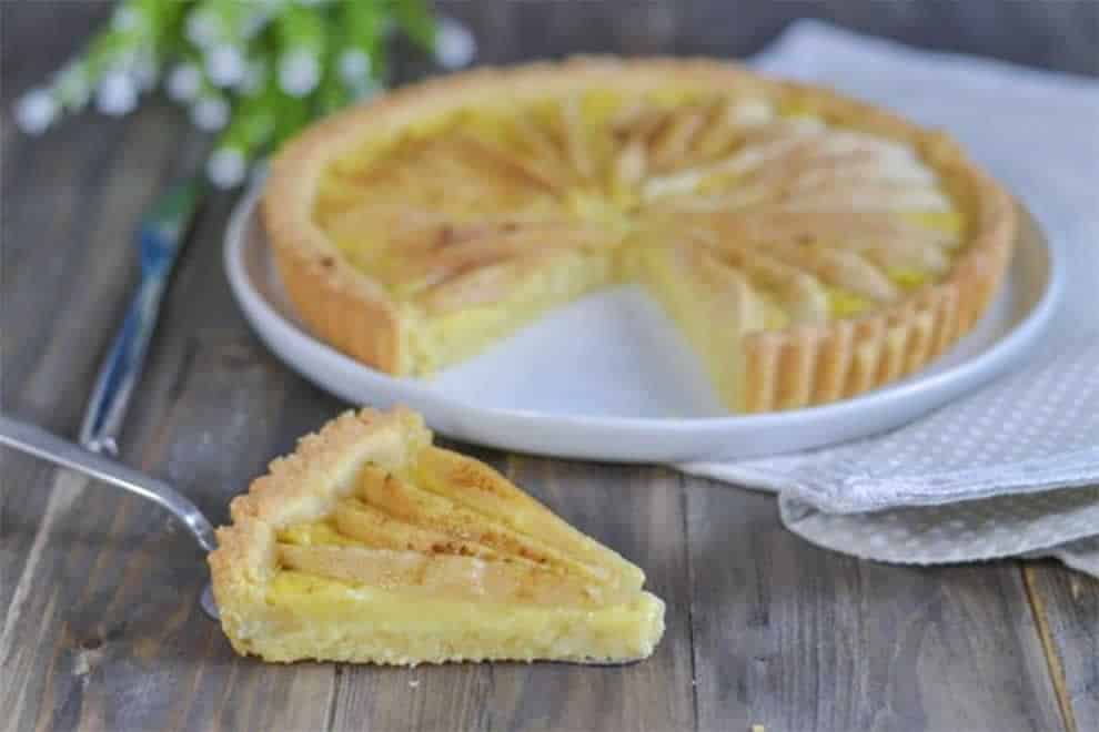 Tarte Légère aux poires et au citron