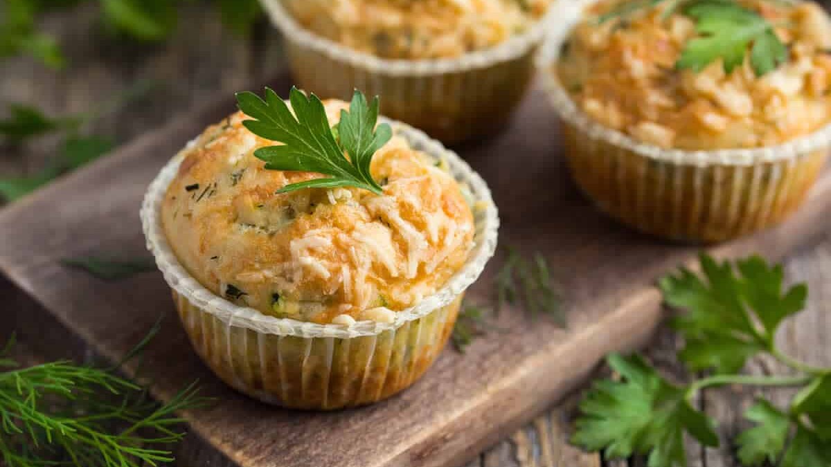 Muffins au thon et aux courgettes au Thermomix