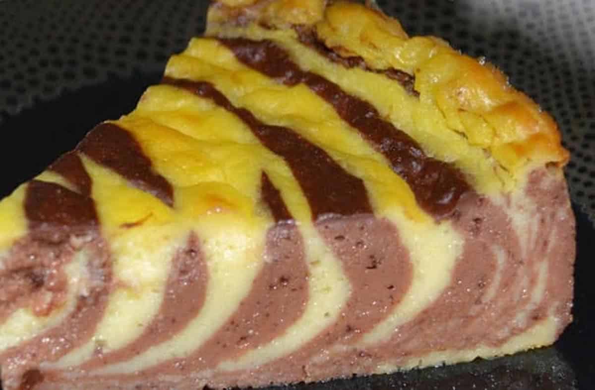 Flan pâtissier marbré au Thermomix