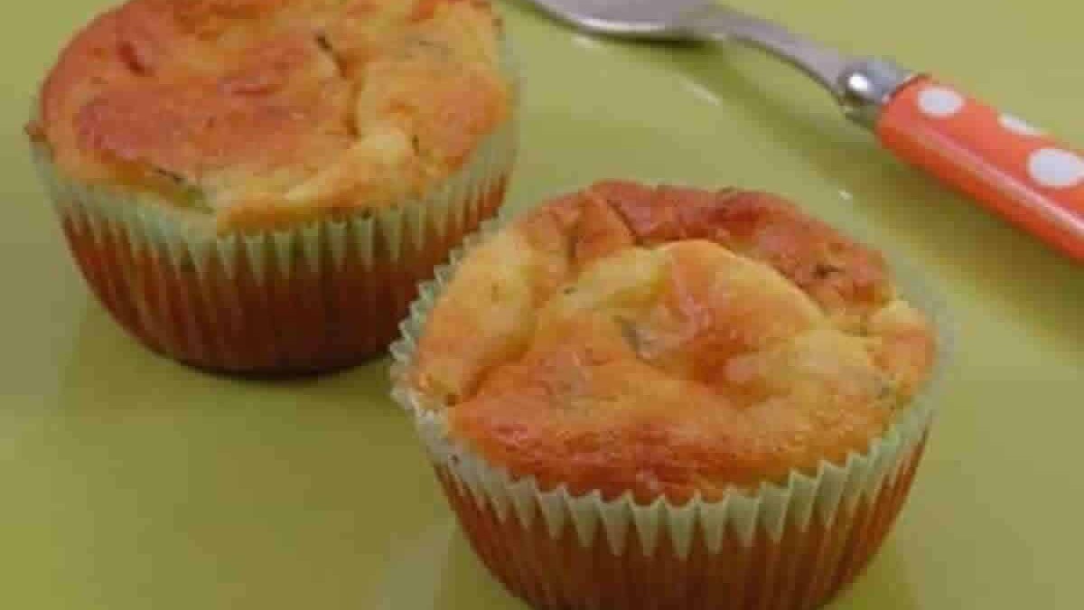 Muffins Salés légers au Yaourt et Légumes