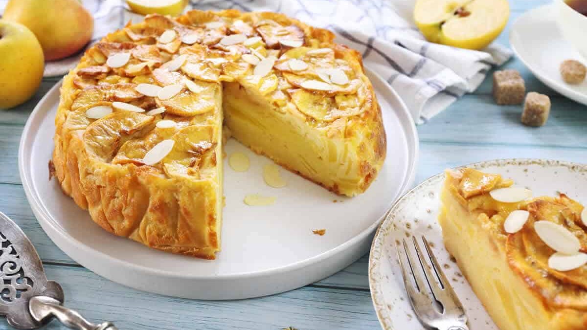 Gâteau aux Pommes sans farine, sans beurre au Thermomix