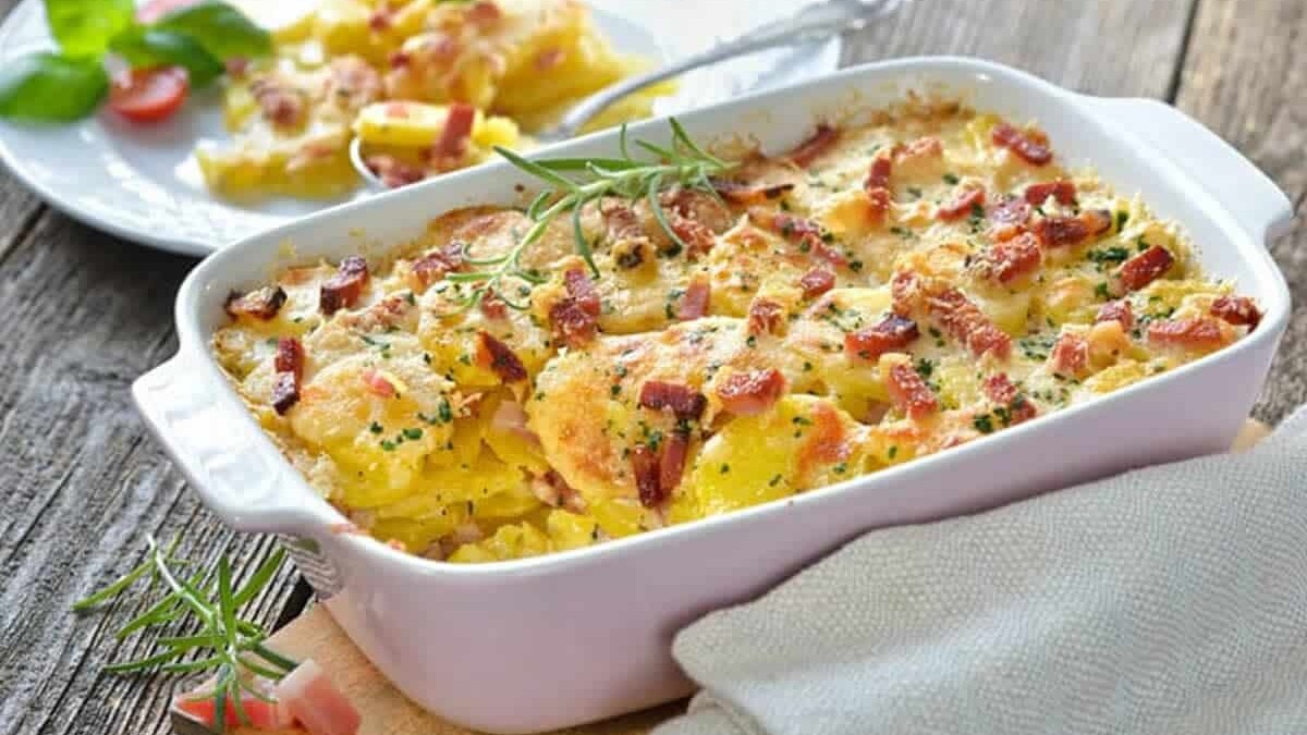 Gratin Léger de pommes de terre et navet