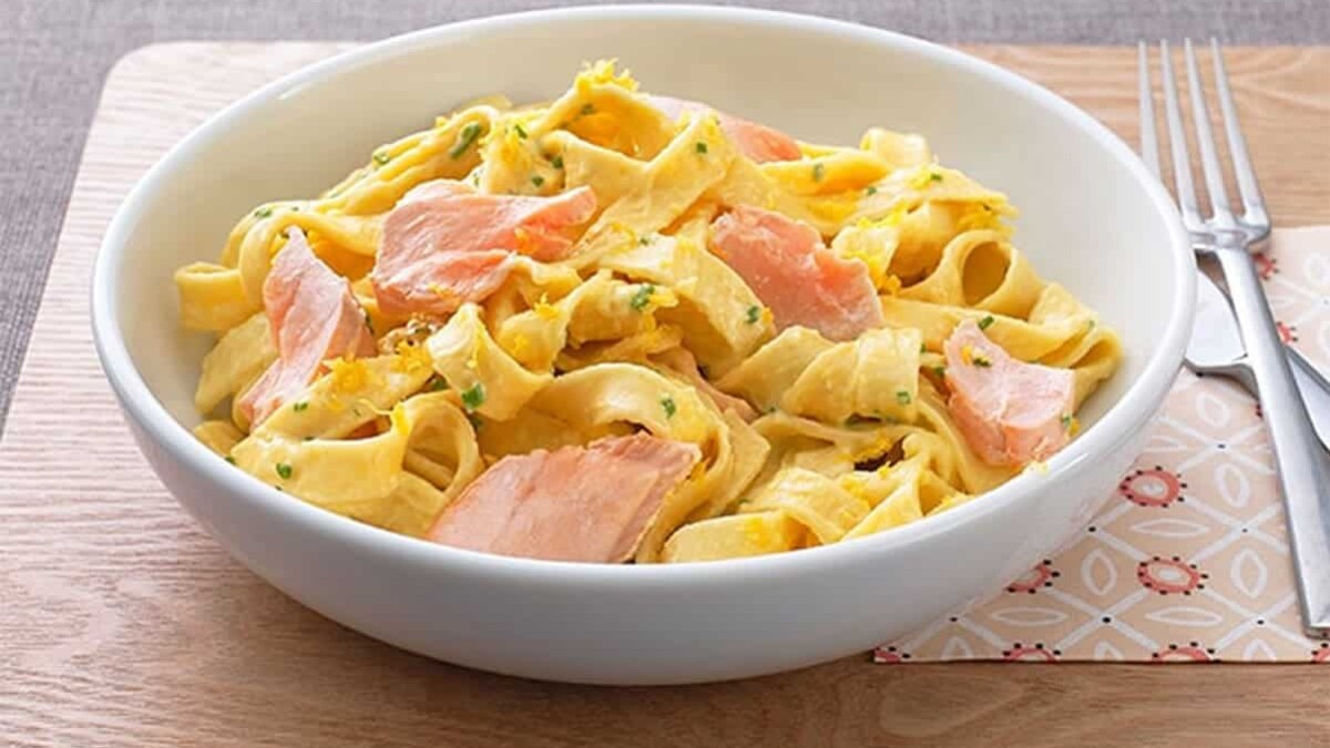 Pâtes à la crème et saumon au Thermomix : Un vrai délice !