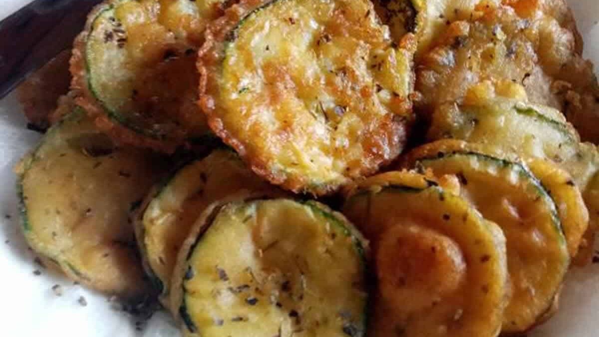 Rondelles de courgettes panées à l'origan : Une délicieuse entrée à partager en famille !