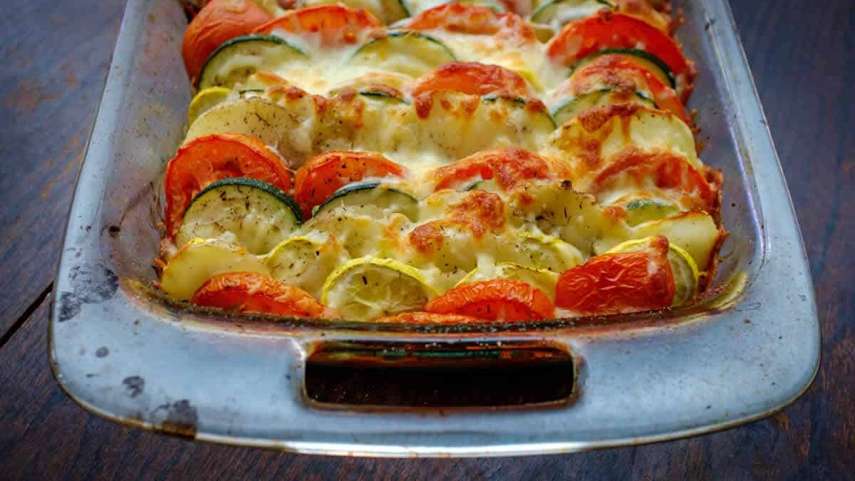 Tian de Légumes et Mozzarella au Thermomix : facile et fondant