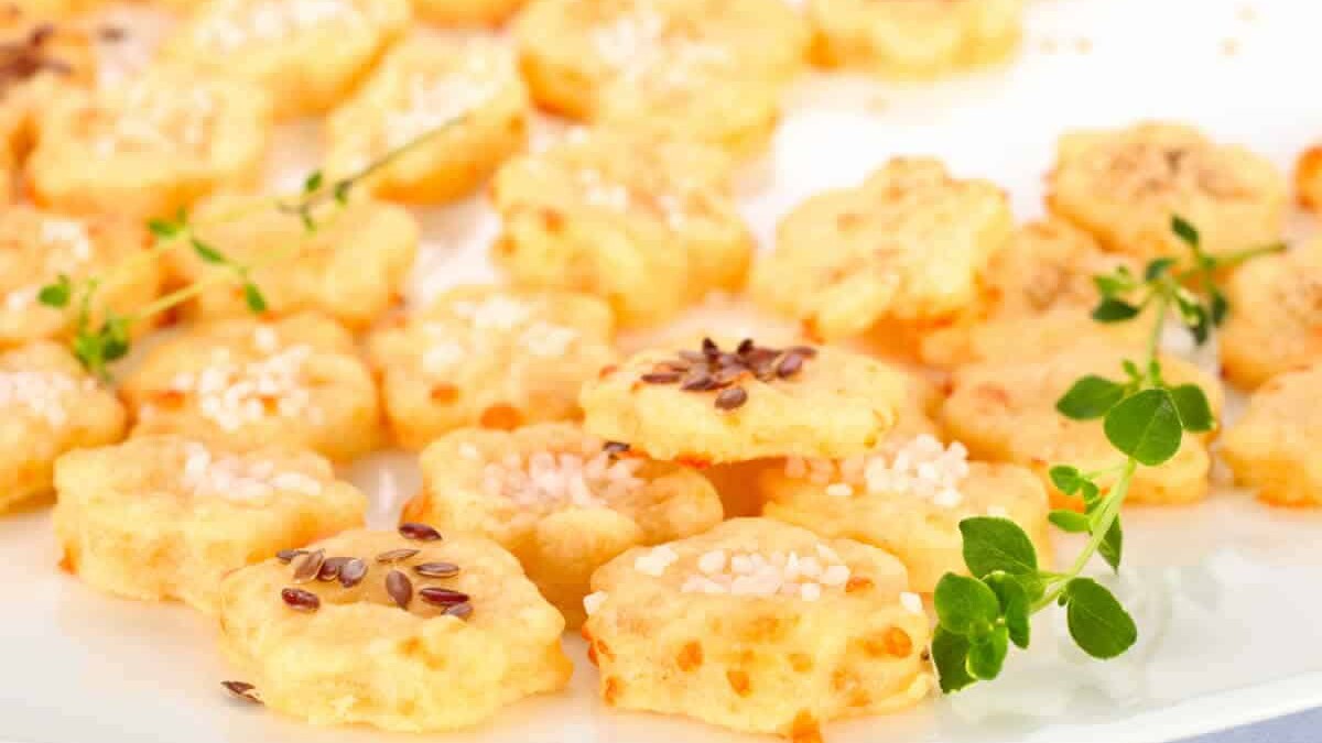 Apéritif de Noël : Biscuits sablés au parmesan