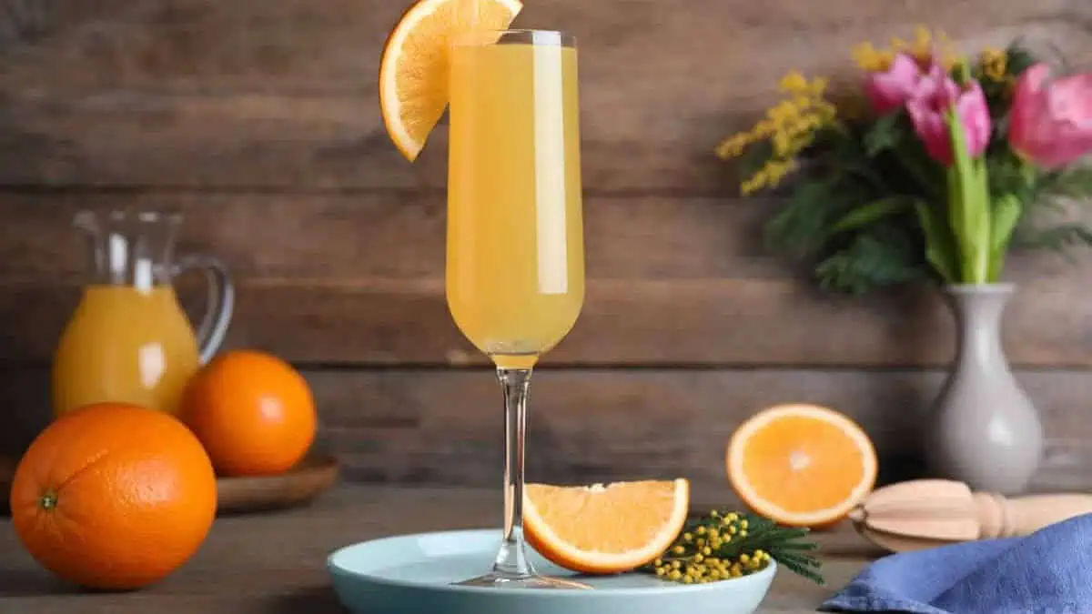 Cocktail Mimosa au Thermomix, le grand classique des soirées festives