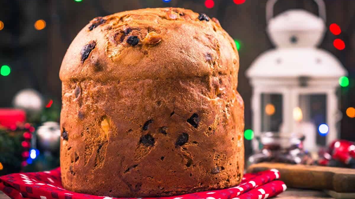 Friandises de Noël : Panettone de Noël aux pépites de chocolat au Thermomix