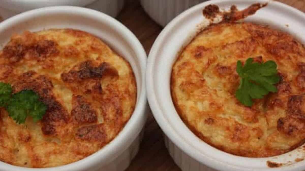 Soufflé au chou-fleur au Thermomix, idéal pour accompagner vos plats