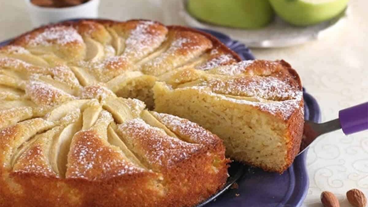 Une combinaison délicieusement sucrée : Gâteau moelleux aux pommes et aux amandes