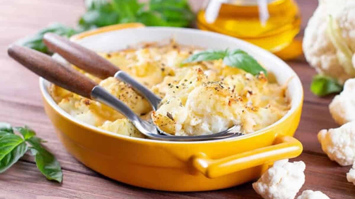 Flan de chou-fleur et parmesan : Léger et très savoureux