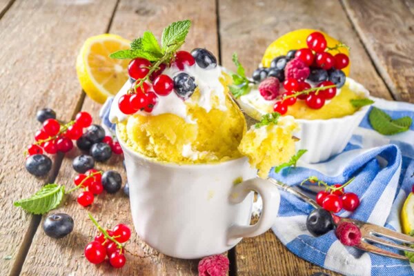 Mug cake au citron : Un éclat de soleil à chaque bouchée