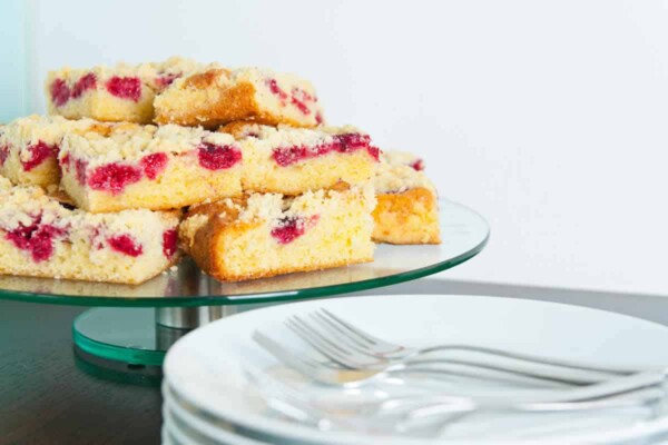 Streusel aux framboises : Un dessert délicieux et facile à préparer