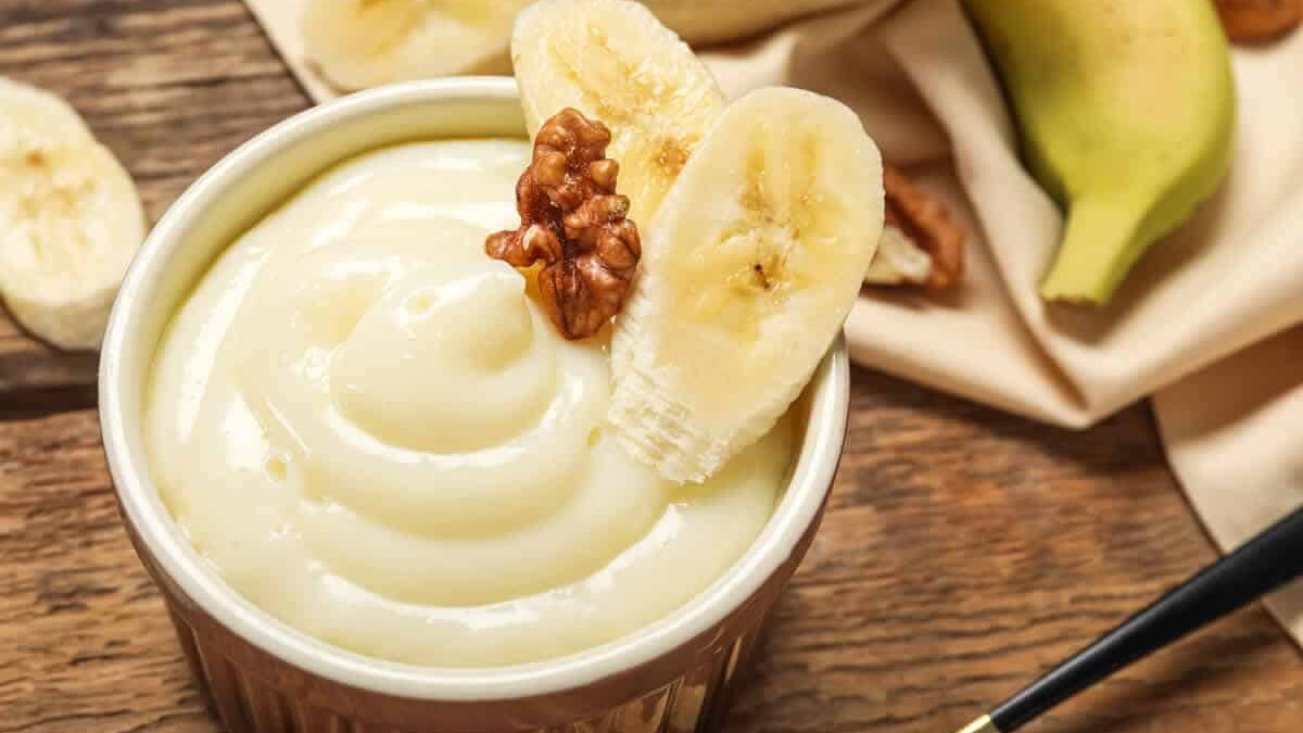 Crème dessert à la banane : Crémeuse et facile à préparer