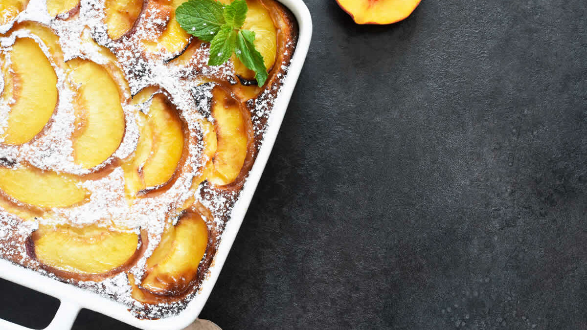 Flan aux pêches fraîches - Une douceur d'Été facile à préparer