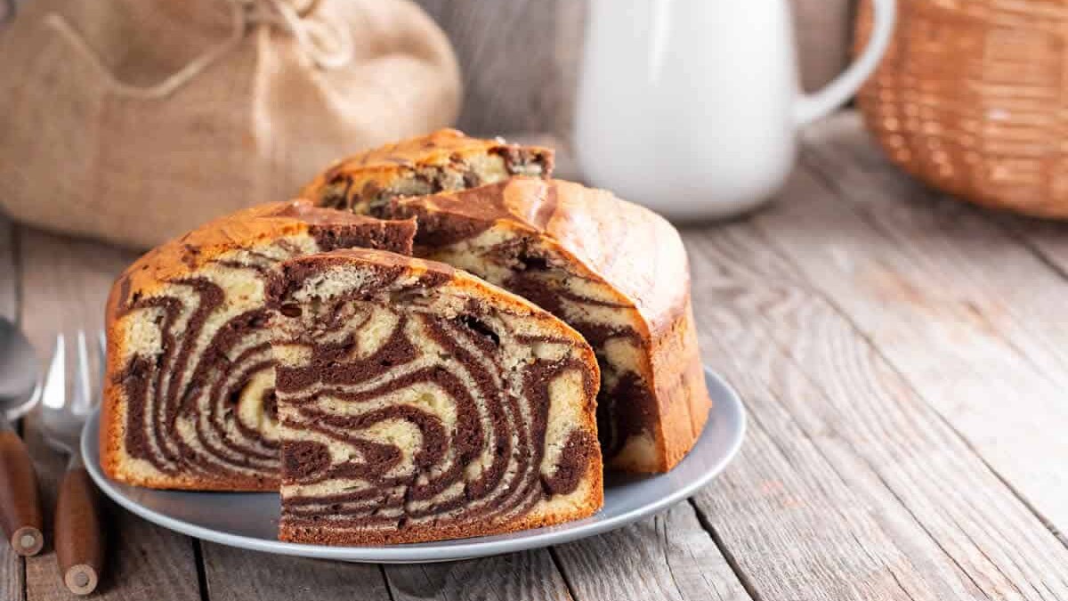 Gâteau au yaourt zébré : Une variation fantaisiste et délicieuse